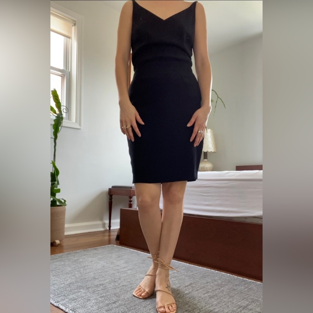 Vintage 1990s Eileen West Little Black Dress
